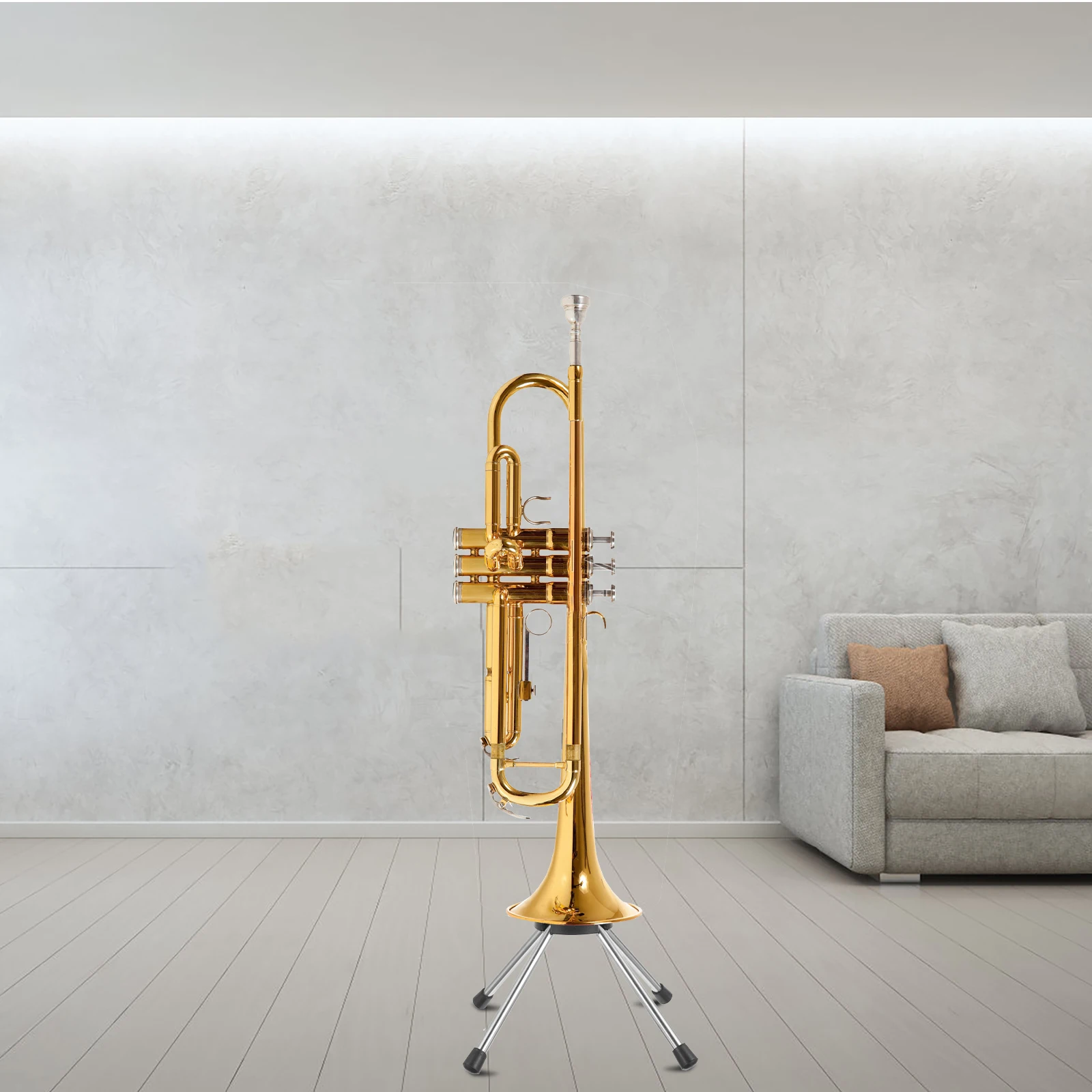 

Folding Black Flute Stand Clarinet Holder Portable Instrument Rack Wind Instrument Accessories Stable And Durable