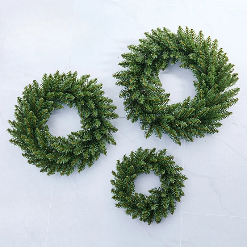 

Christmas Rattan Garland Decoration Mall Hotel Window Christmas Circle 30/40/45/50/60CM