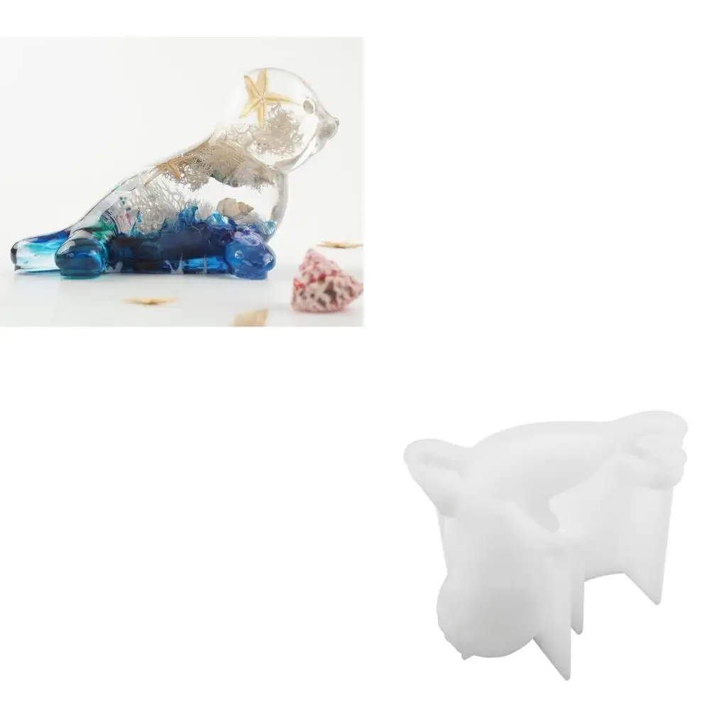 

Animal Pendant Resin Mold Mirror Surfaces Dolphin Mold Dolphin Seal Charm Mold
