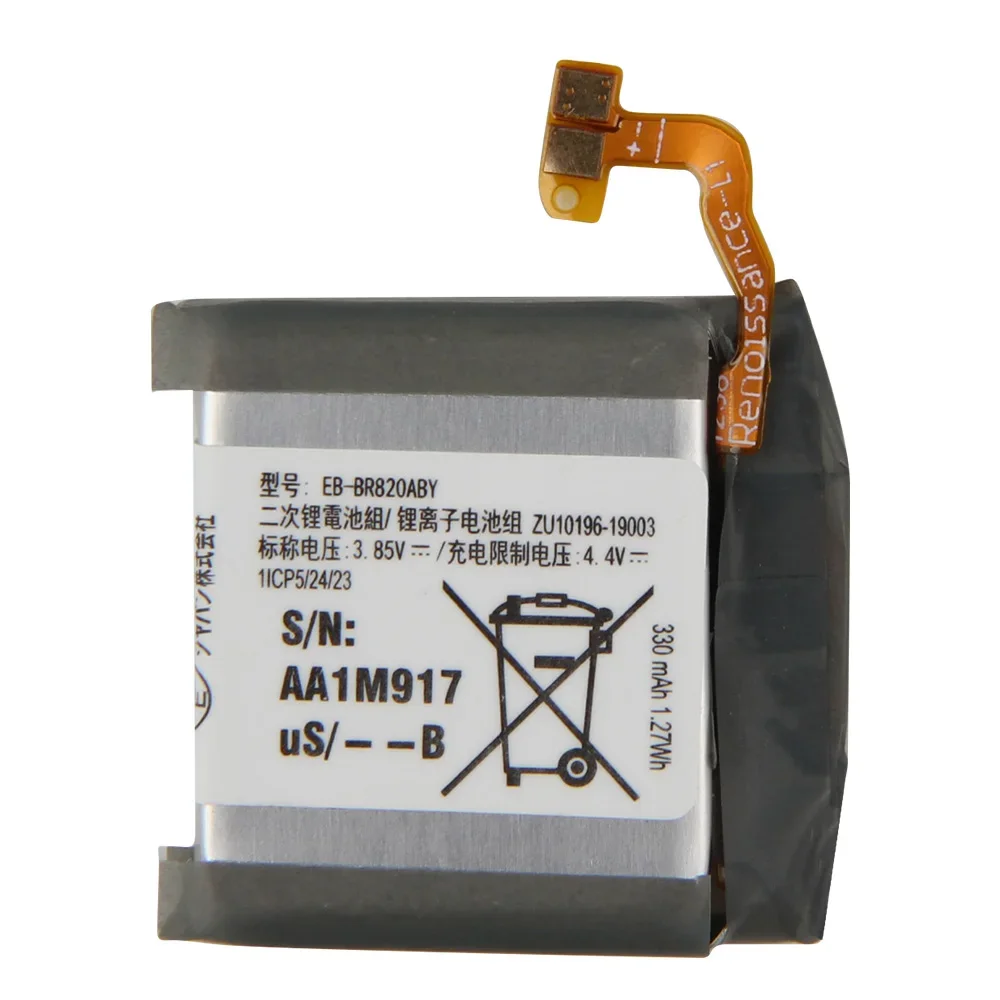 New Replacement Watch Battery EB-BR820ABY For Samsung Galaxy Watch Active 2 Active2 SM-R820 SM-R825 44mm 340mAh With Tools