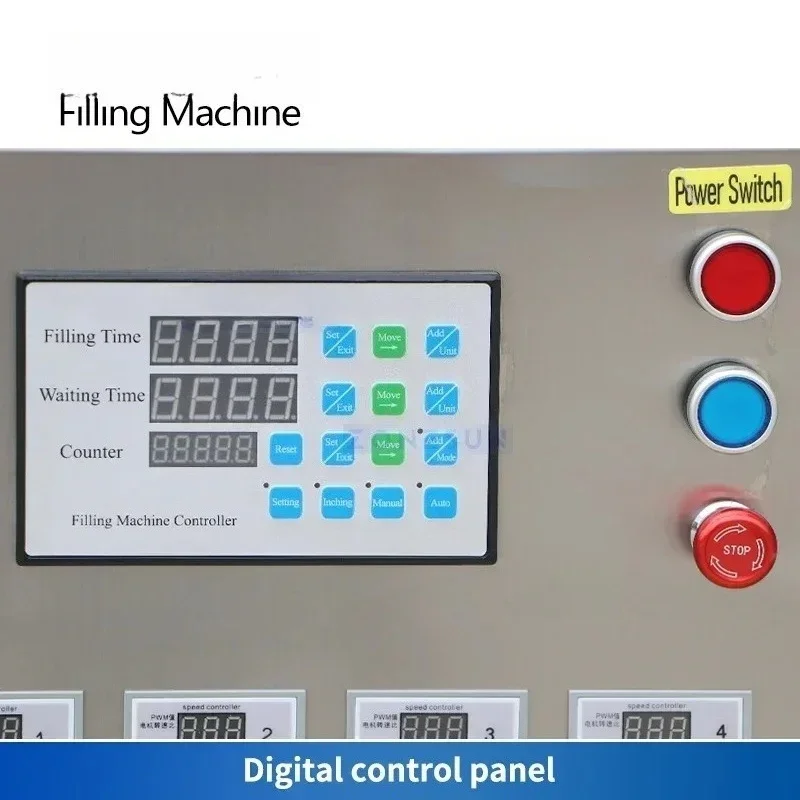 ZONESUN Semi Automatic Filling Machine Beverage Liquid Magnetic Pump Water Filler Packing 12L/Min MZS-MPYT12P