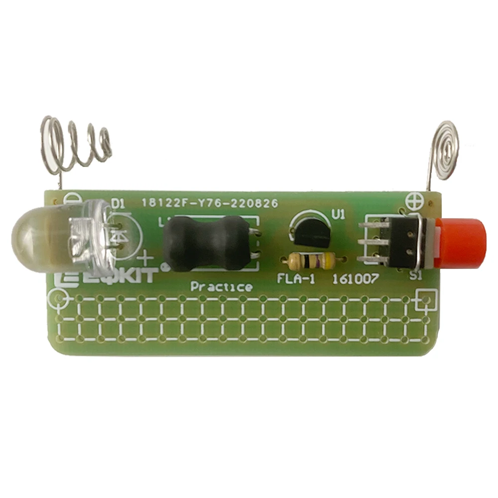 Kit elettronici fai da te 1.5V torcia Mini luci notturne componente saldatura progetto pratica Suite circuito integrato