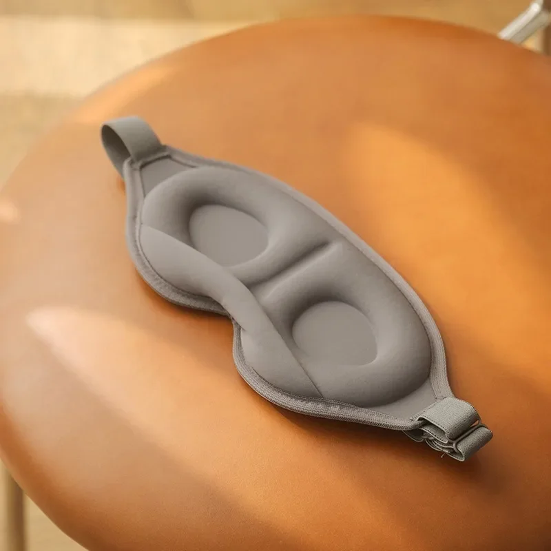 แคปซูลผ้าปิดตาพื้นที่ในการนอนหลับและบังแดดที่3D 3D ทำให้ผ้าปิดตาบรรเทาความเมื่อยล้าระบายอากาศได้โดยไม่ต้องใช้ความดัน