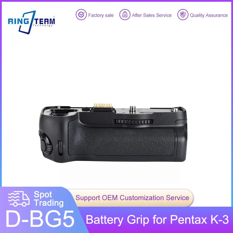 

D-BG5 Vertical Battery Grip for Pentax K-3 K3 K-3 II DSLR Cameras Grip Work D-LI90 or AA Batteries