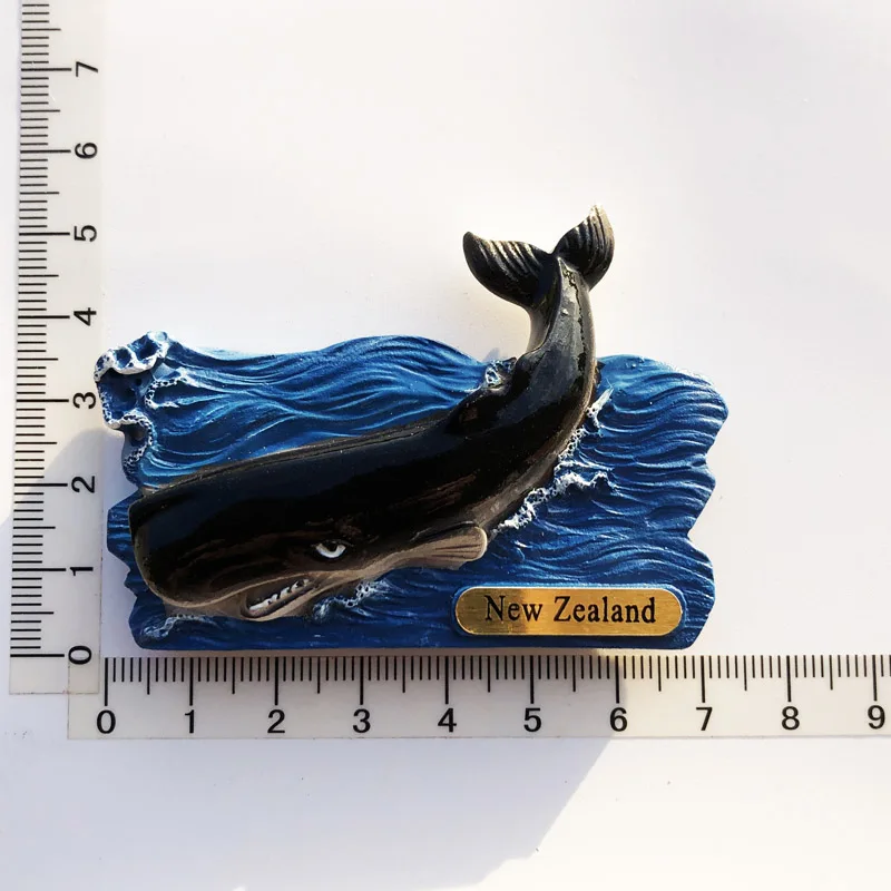 

New Zealand whale shaped Fridge magnet gift resin decoration message stickers travel souvenirs