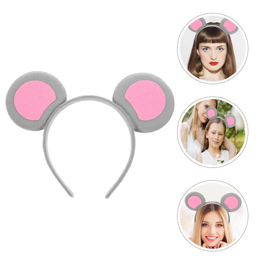 Abbigliamento Fascia per animali Bambino Adorabile cartone animato Topo Tessuto Fasce per orecchie da zoo