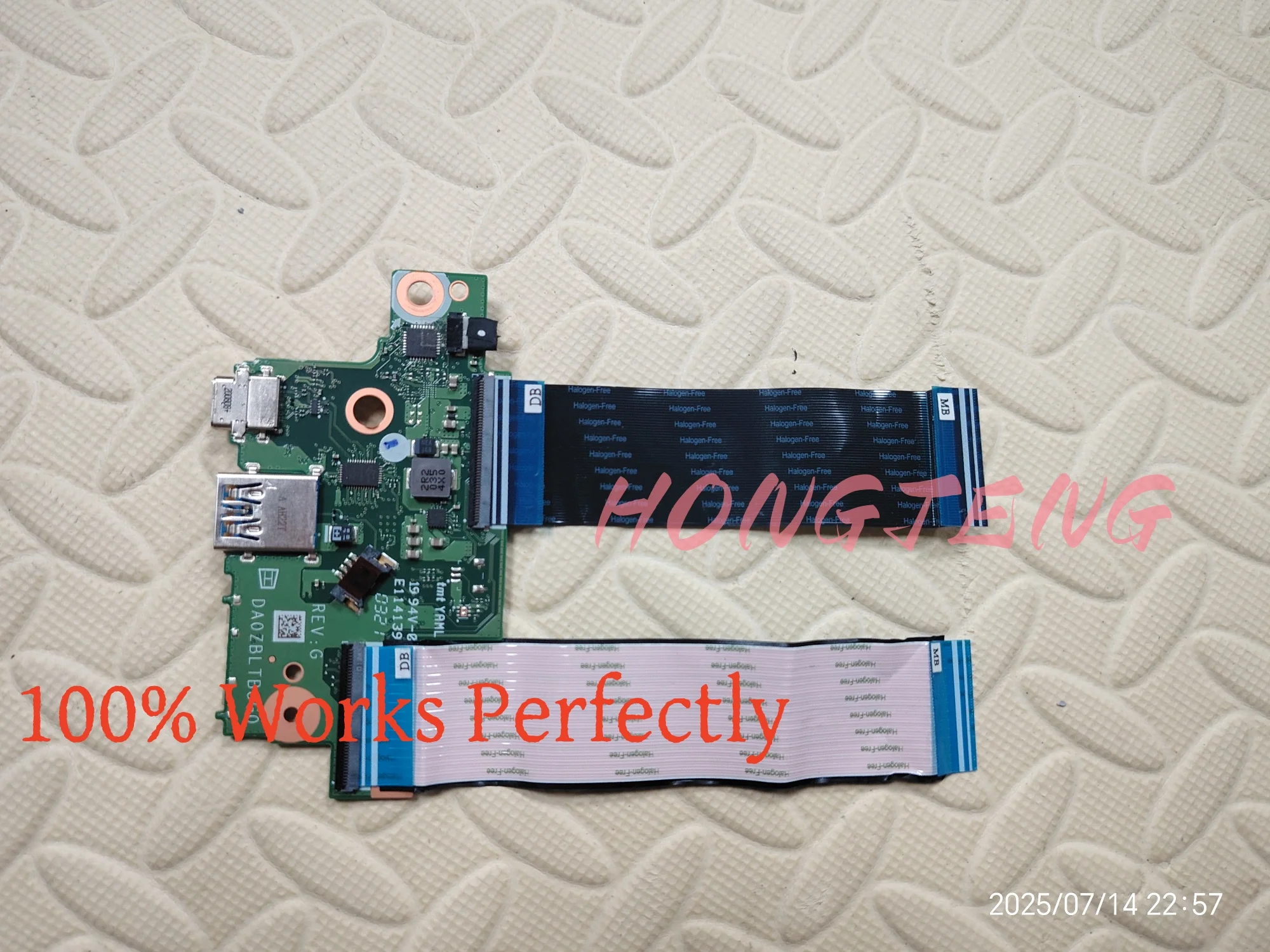 Genuine For Acer Chromebook Spin 514 CP514-1H USB Board W/ Cable DA0ZBLTB8G0 Tested Fast Shipping