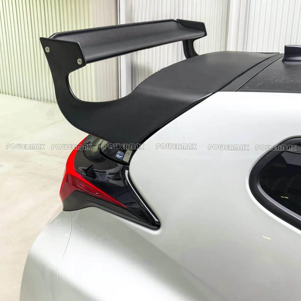 Carbon Fiber FG Style Rear Wing for GR YARIS GXPA16 Rear Roof Spoiler Exterior Trim 3