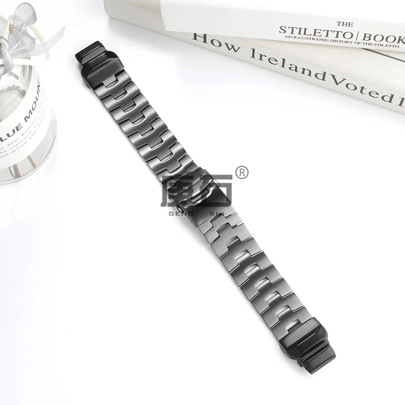 Stainless steel and Titanium alloy watch band Strap For Casio GBD-H1000 GBD H1000