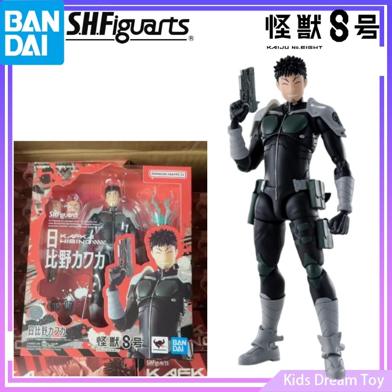 

Bandai в наличии Original S.H.Figuarts KAIJU No. 8. фигурки аниме KAFKA HIBINO, экшн-фигурки, игрушки, Коллекционная модель, подарки для детей