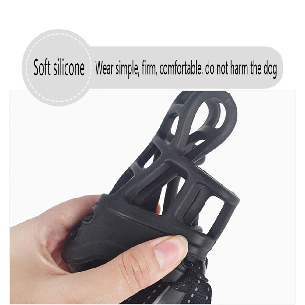 

1Pcs Premium Silicone Dog Muzzle Comfortable Fit with Quick Release Buckle for Medium Dogs Stop Biting Behavior