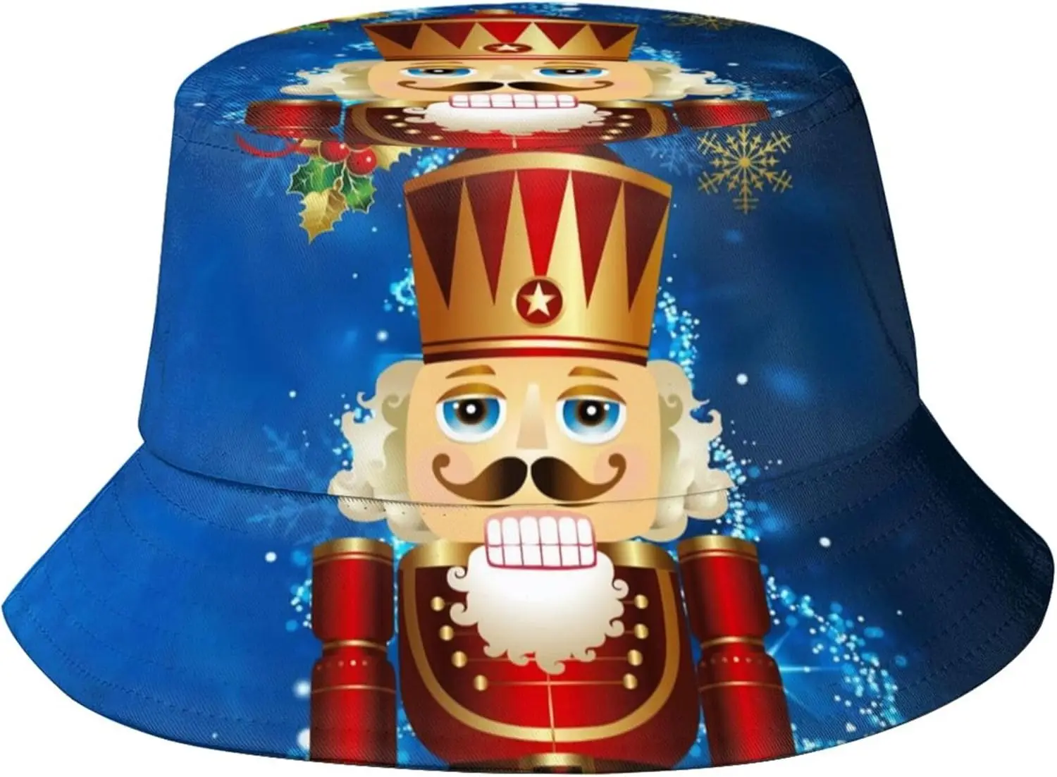 

Забавная рождественская шляпа-ведро, новогодняя рыбацкая шляпа для женщин и мужчин, компактная уличная пляжная кепка от солнца для путешествий