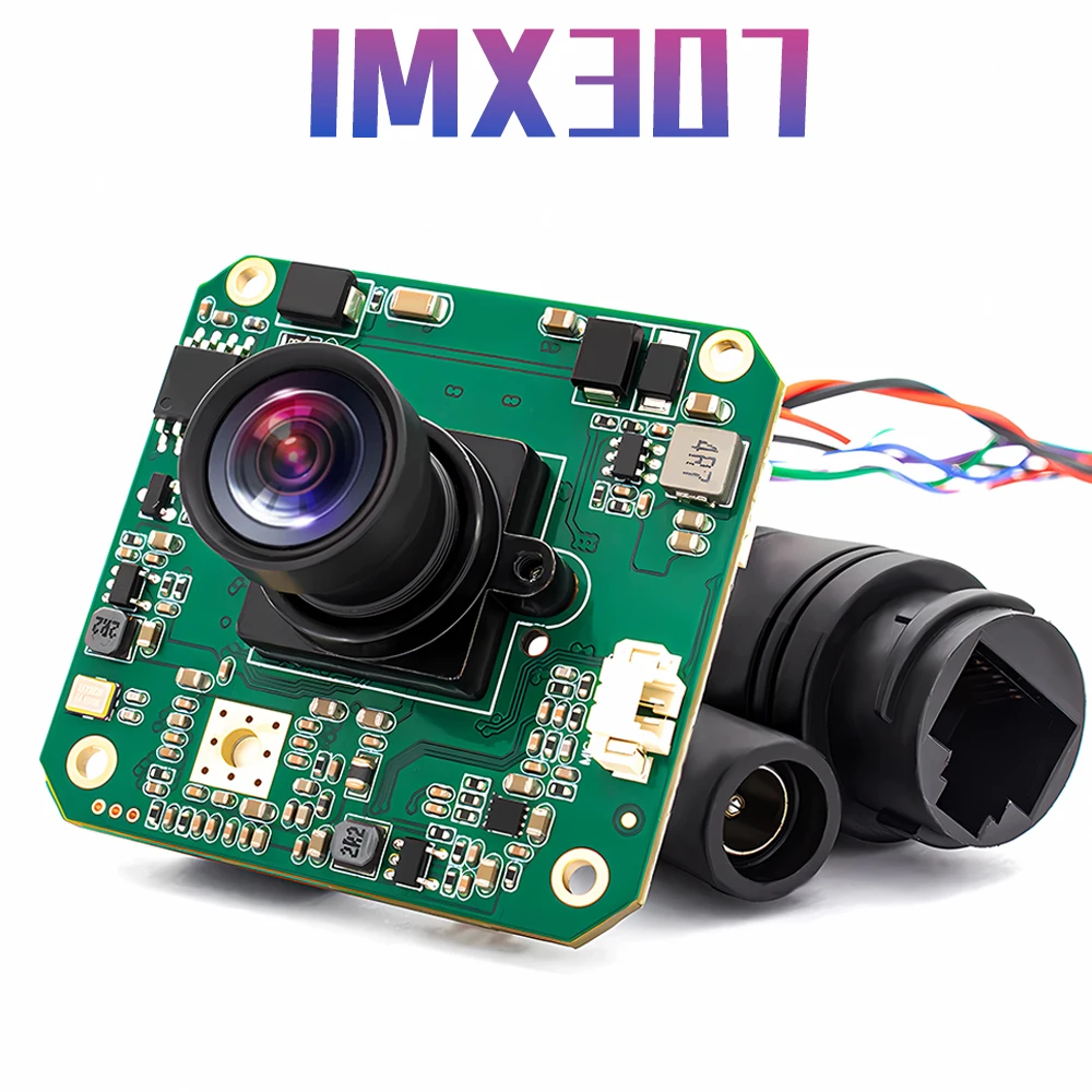 

WGWK Industrial IP Camera Module 1080P 60FPS IMX307 Sensor HD Starlight Low illumination 4.0mm 72° No Distortion RTSP Onvif SDK