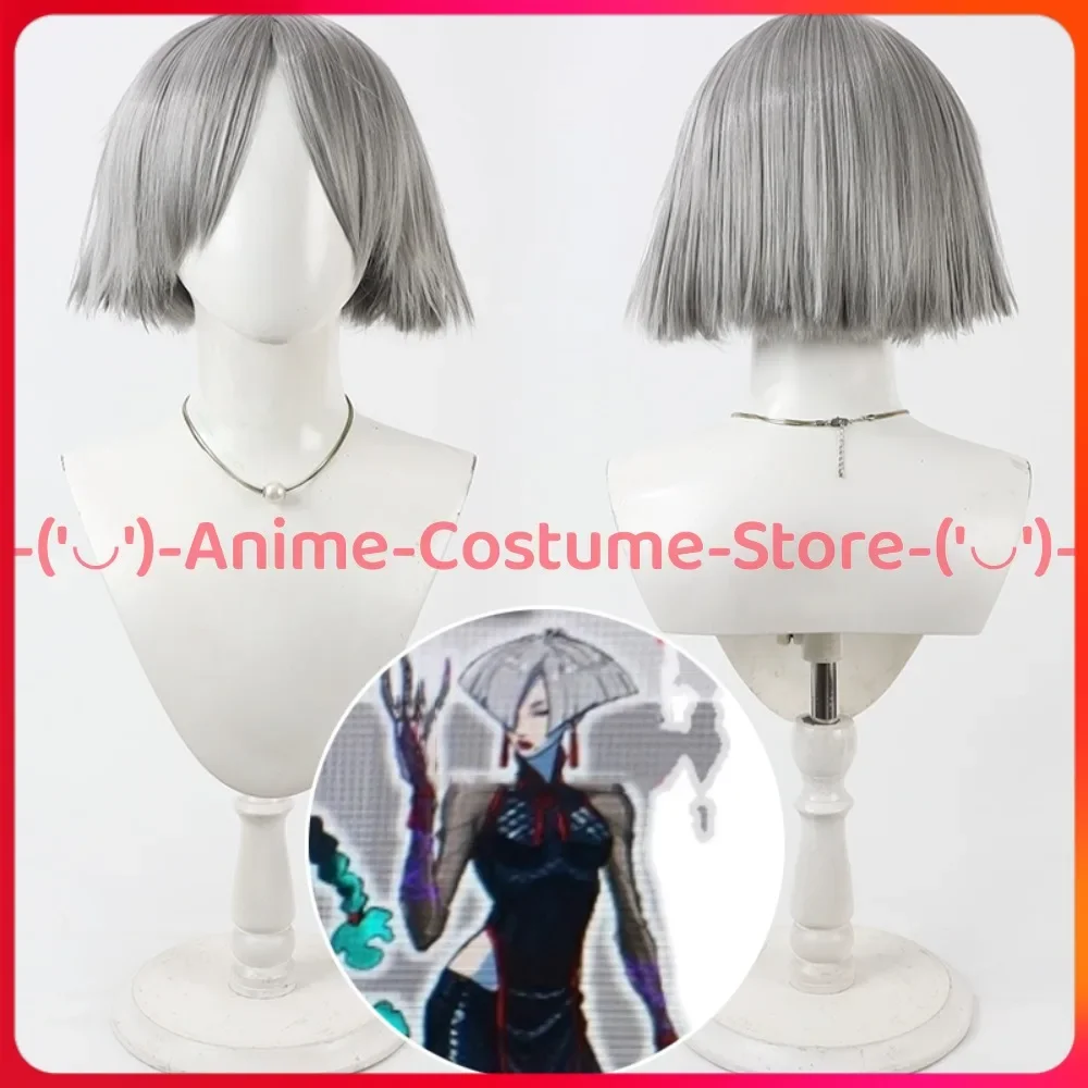 

Street Fighter 6, AKI, парик для косплея, аниме, парики с игровым персонажем, Хэллоуин, карнавальный костюм для вечеринки, реквизит, термостойкие синтетические волосы