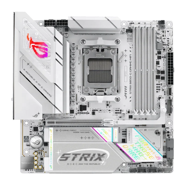 New AS/US ROG STRIX B850-G GAMING WIFI Micro-ATX Desktop Motherboard B850 DDR5 RAM PCIe 5.0 M.2 SATA Hard Drive 7th Gen WIFI