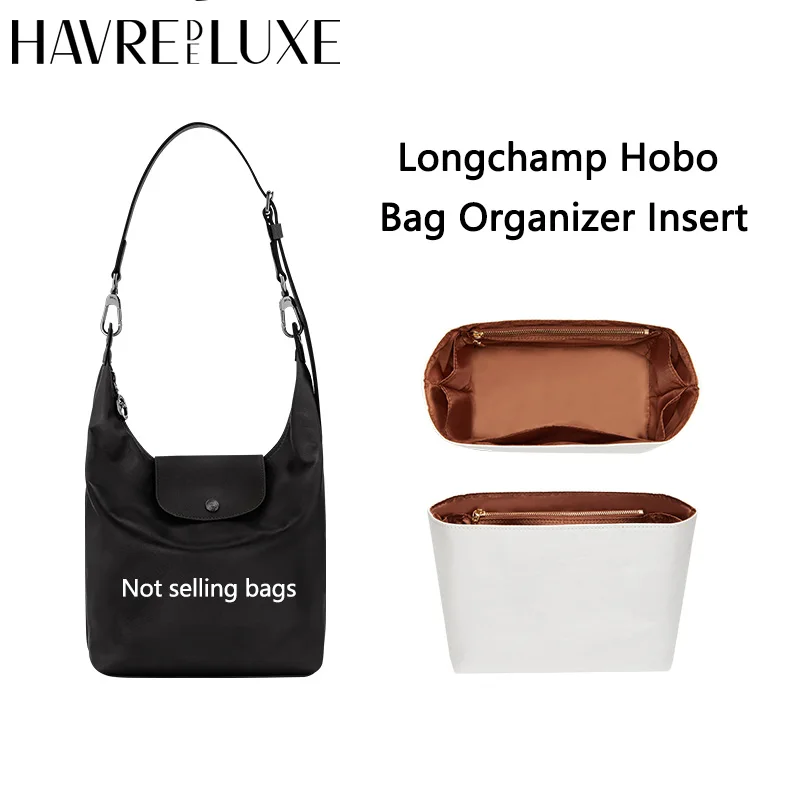 Bag Organizer Insert For Longchamp Hobo tote bag new vertical version DuPont paper bag support storage bag accessories