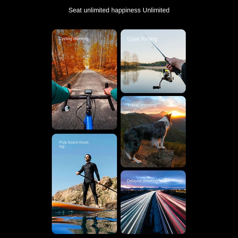 TELESIN Magnetic Action Camera Quick Release Bracket Release Bracket For Gopro Hero Insta 360 DJI Mobile Phone Style