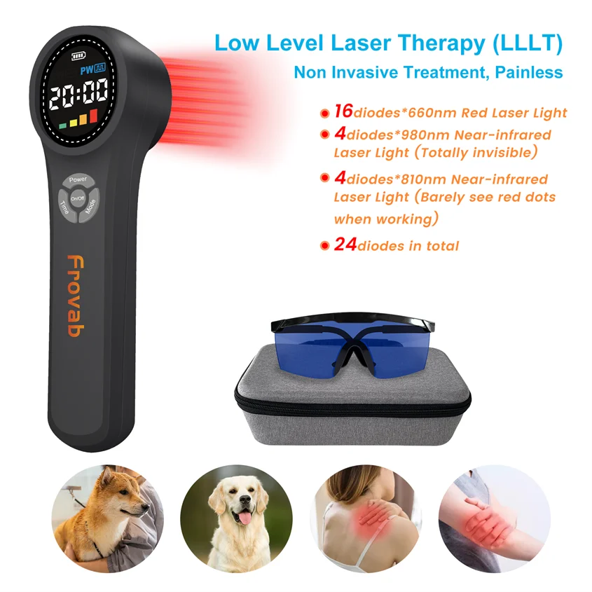 

LLLT Laser Behandling 1760mw Mls Laser Therapy for Foot Pain Hip Dysplasia Anal Glands Cold Laser for Pain and Inflammation