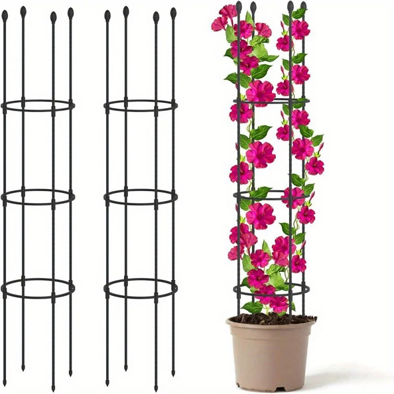 Garden Trellis, Infinitely Spliceable Stackable Plant Support Trellis, Home Garden Potted Plants Vertical Climbing Plastic Rose