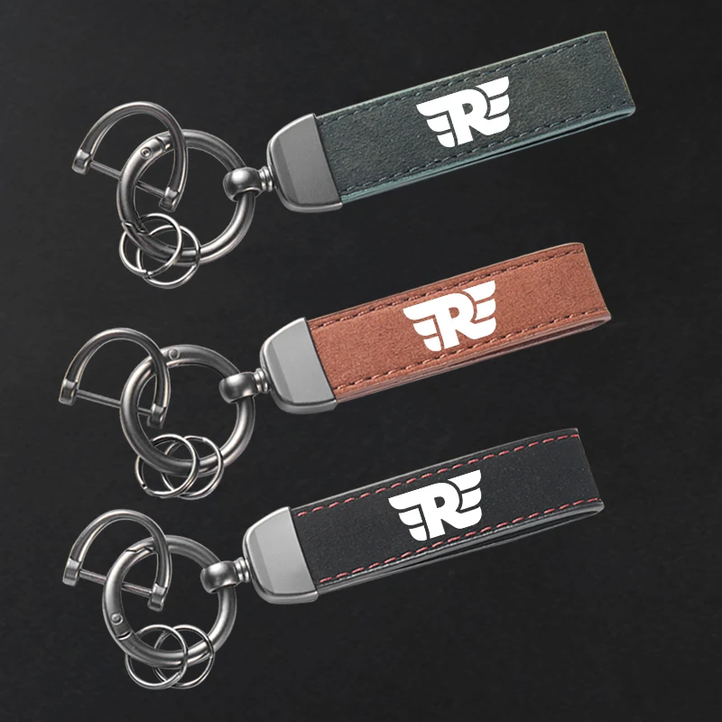 For Royal Enfield Bullet/Meteor/Classic 350 500 Interceptor 650 Continental GT 535 Himalayan 411 400 Motorcycle Leather Keychain