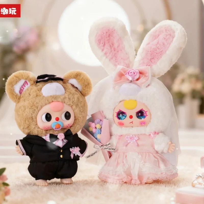 

Коллекционная виниловая плюшевая кукла Genuin Baby Three 400% из серии «Романтическая свадьба», в стиле каваи, для декора комнаты, модель-украшение, подарок для девочек