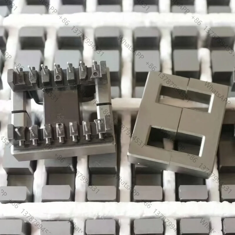 1 Set EE Type Transformer Ferrite Magnetic Core Coil Former Horizontal  EE10 EE13 EE16 EE19 EE25 EE30 EE40 4+4 5+5 7+7 Pin view 4