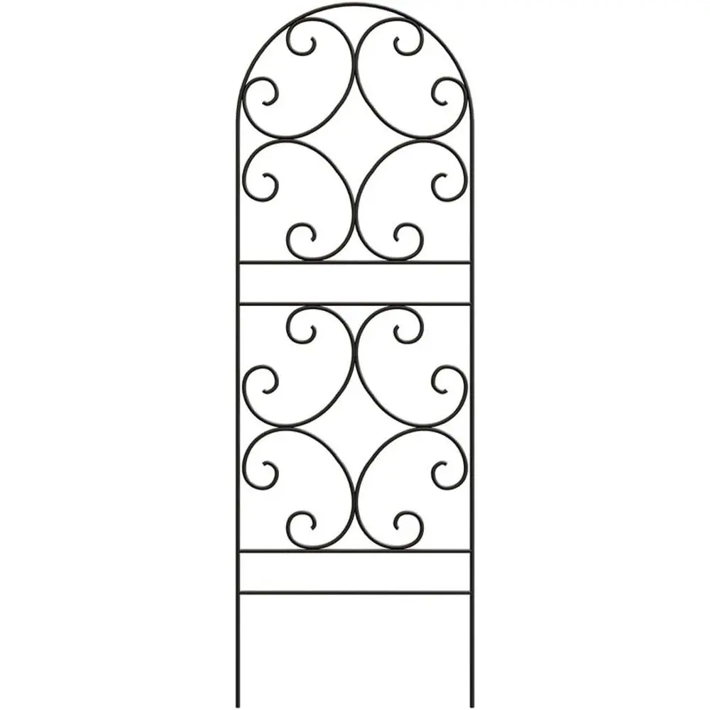 

Black Scroll Pattern Trellis