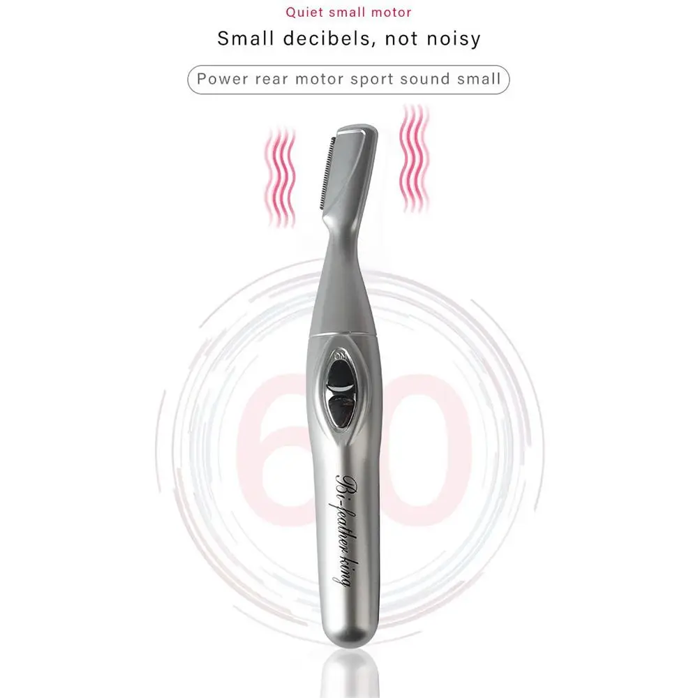 Herramientas de belleza para maquillaje moldeador de cejas, afeitadora para mujer, removedor de vello para cejas, maquinilla de afeitar Facial, recortador eléctrico de cejas, Mini depiladora