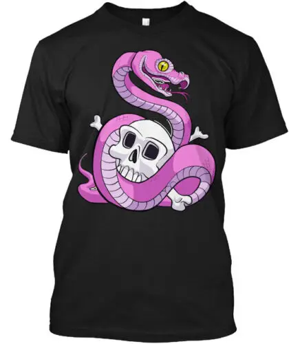 Pink Python T-Shirt Made in the USA Size S to 5XL