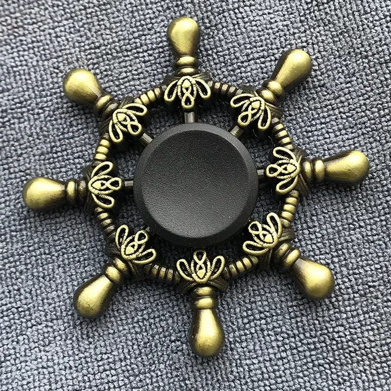 Neuer Bronze-Metall-Legierung Fidget Spinner R188 Geräuschloser Handspinner Fingerspitzen-Gyro Stressabbau-Spielzeug Geschenke