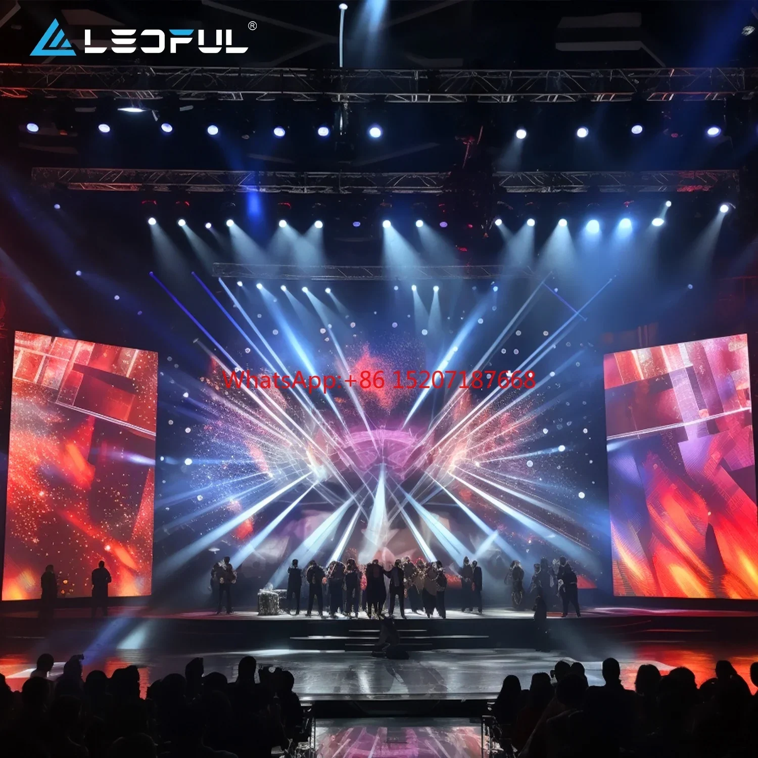 Full-Color Screen Rental Events High-Resolution High-Quality VisualsSeamless Rental LED Screen Display Wall