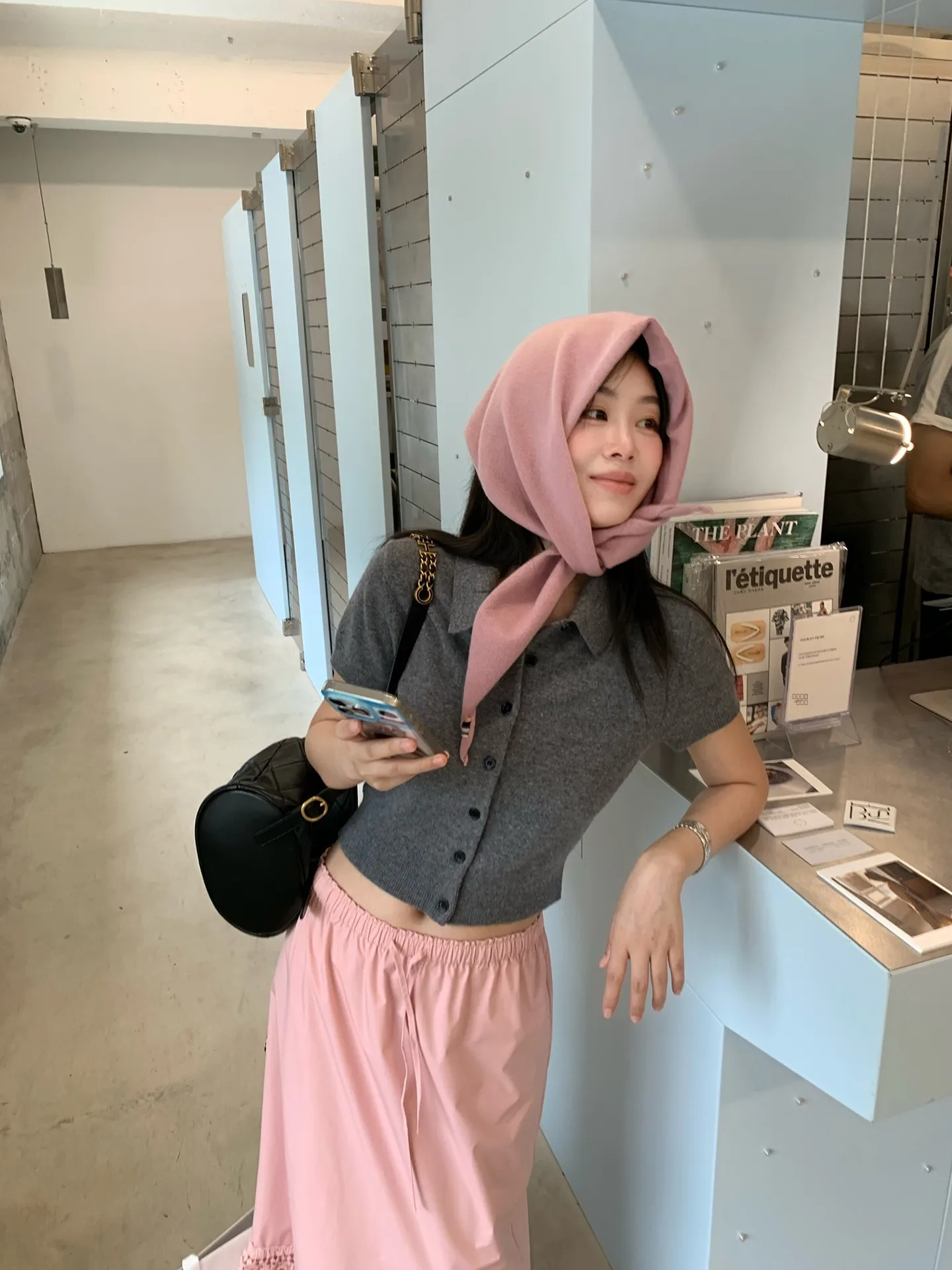 

Женский шерстяной вязаный топ с отложным воротником Small Leon, ранняя осень, модный, в студенческом стиле, приталенный крой