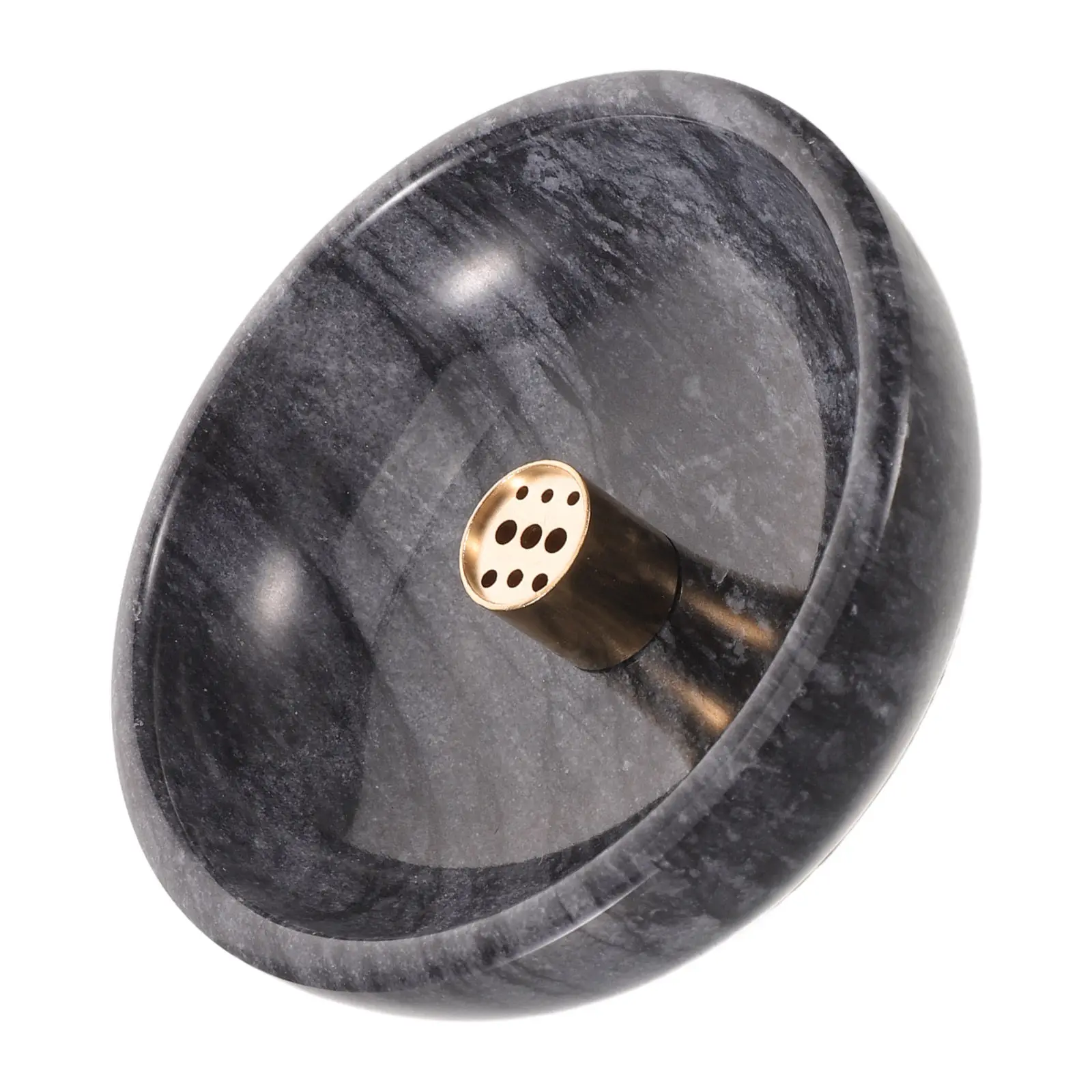 Handmade Natural Marble Incense Burner Tray Black Inverted Frame Holder Meditation Yoga Room Decor Aromatherapy Zen