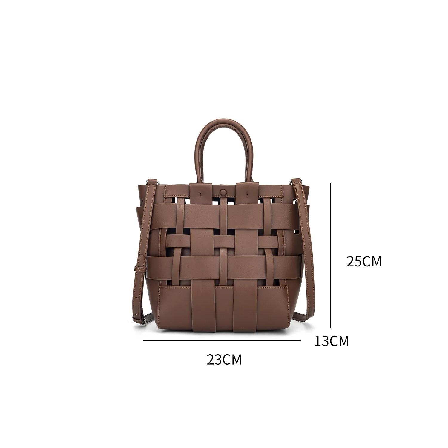 حزمة تصميم دلو متدلي على الكتف المائل لعام 2026 مجوفة ومحمولة على الموضة وحقيبة حمل صغيرة ذات سعة كبيرة #3