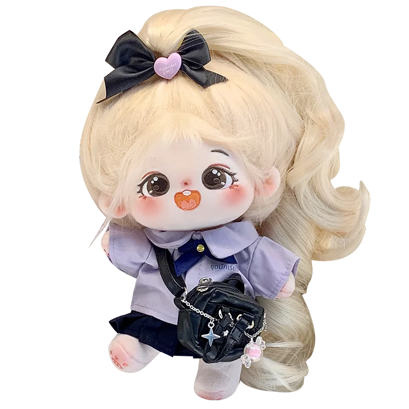 20cm Cotton Doll Clothes Original Girl Cute Doll Dress Up Toy Plush Doll Academy Clothes Milk Tea Li Li Girl'S Birthday Gift - view 6