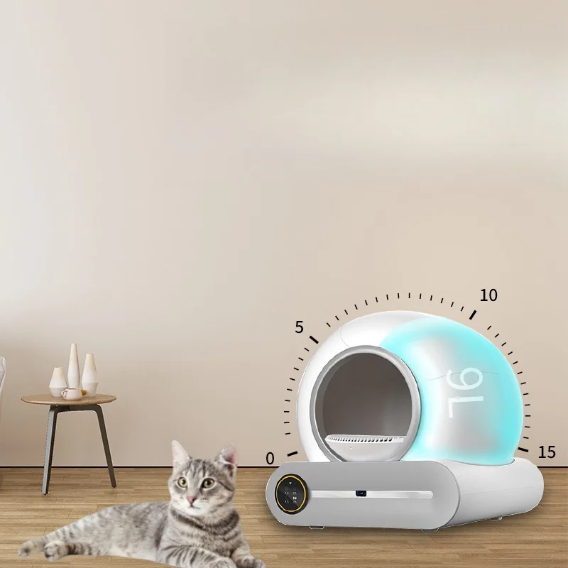 

Manufacturer Direct Sales Smart Cat Litter Box Automatic Odor Control With Intelligent Cleaning 10kg Weight