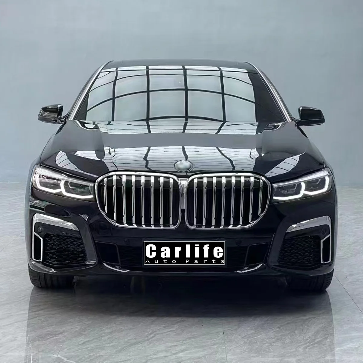 FOR BMW 7 Series old model revamped new F02 2009-2015  revamped G12 2019-2021body kit,  with side skirt bumpers.