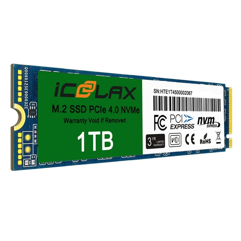 ICOOLAX SSD Nvme M2 PCle 4.0x4 2280 512gb Internal Solid State Drive SSD Drive for PS5 Laptop PC