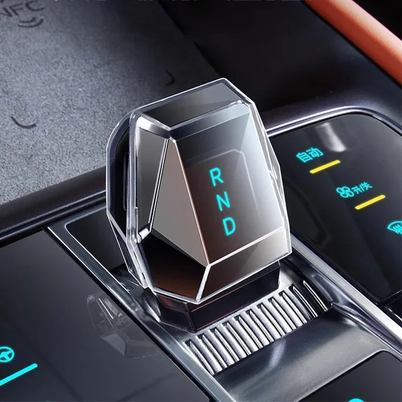 

for BYD SEALION 7 Transparent car gear handle protective cover Transparent gear shift knob interior modification