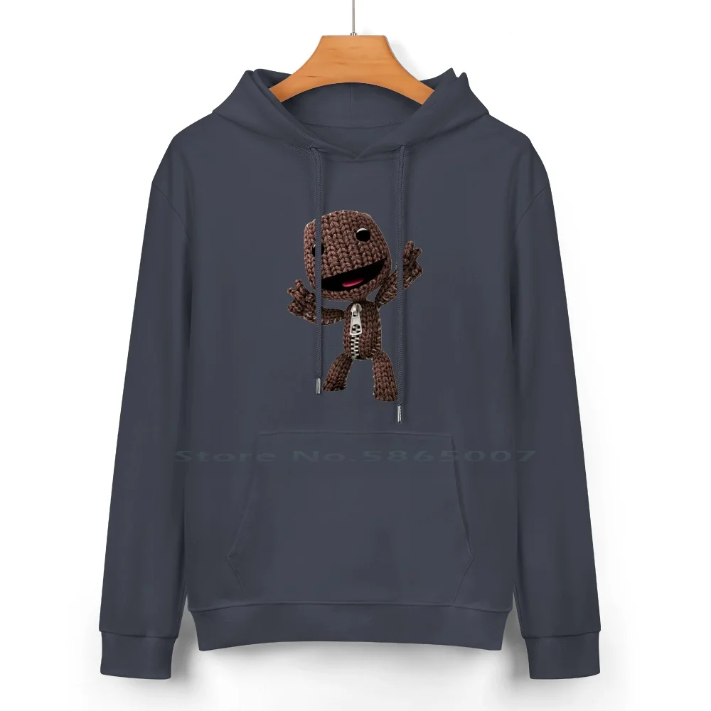 Lbp Sackboy Pure Cotton Hoodie Sweater 24 Colors Little Big Planet Lbp Sackboy Ps3 Ps4 Brown Gray Zipper Phone Tablet Case Skin