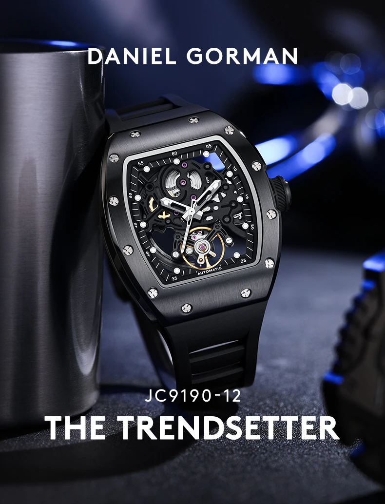 Customized logo New men's watch automatic mechanical waterproof fashion watch Automatic mechanical watch