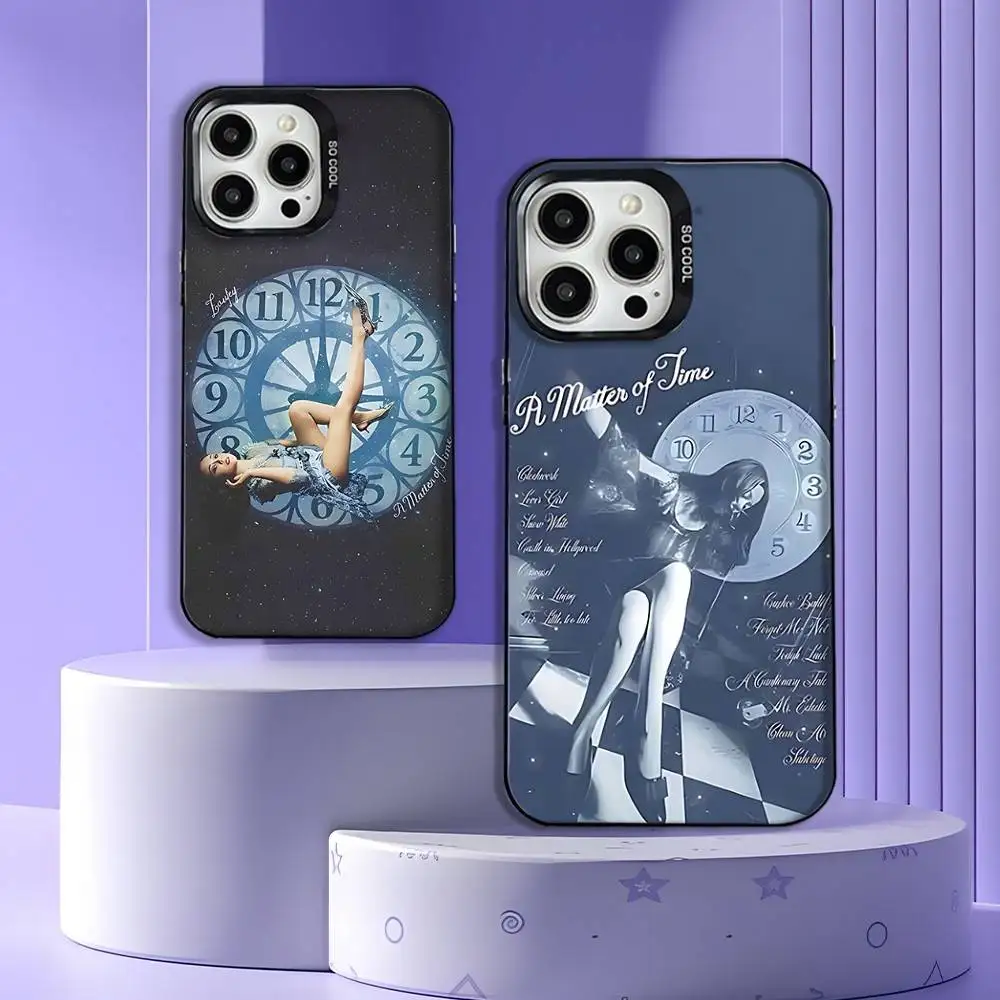 

A M-Matter Of Time Phone Case For iPhone 17,16,15,14,13,12,11,Pro,Max,Plus,E,Air,Mini Black Tpu Cover