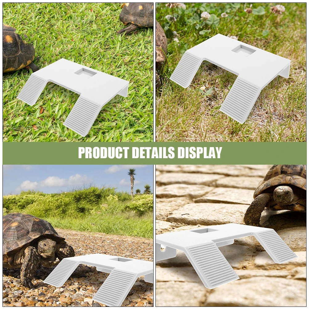 

2 Pcs Turtle Tank Tortoise Accessories Reptile Basking Dock Floating Terrace Platform Desktop Toy