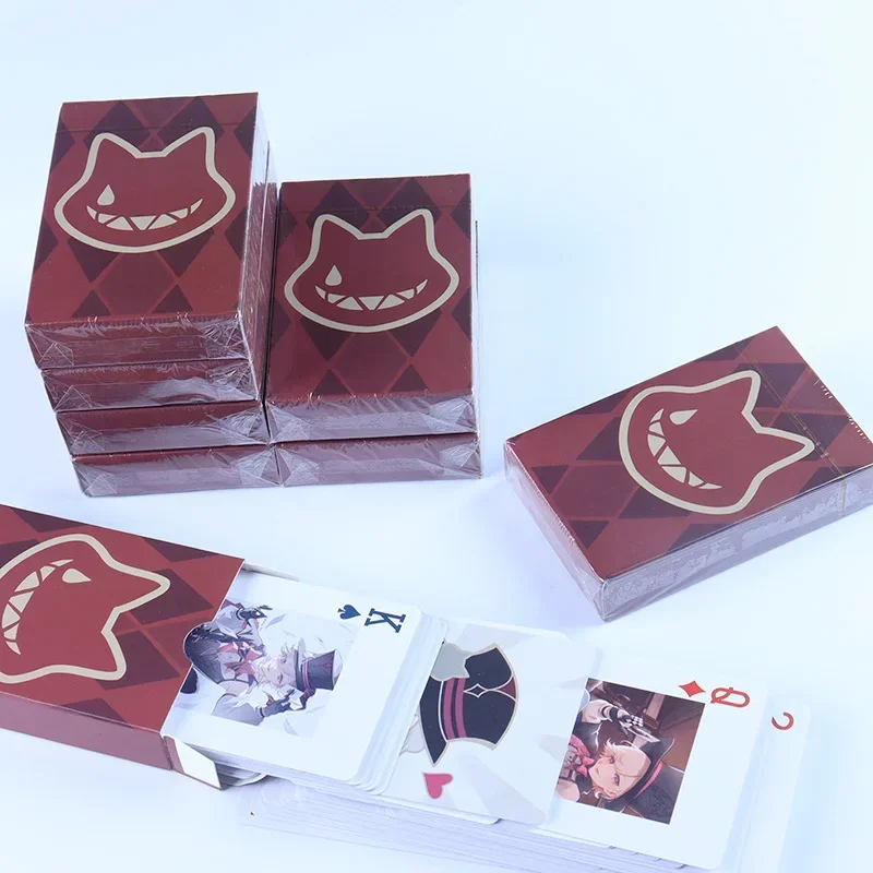 Juego popular Genshin Impact figuras de Anime Lynette nuevas cartas de juego Linny accesorios de Cosplay accesorios de tarjetas mágicas juguetes de regalo pequeños