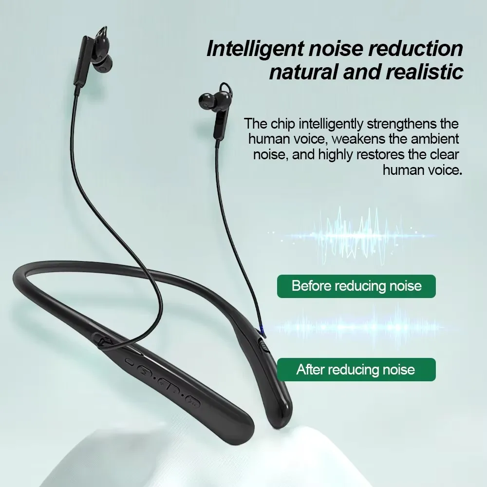 Bluetooth noise cancelling hearing aid audio amplifier, deaf hearing aid, hearing loss hearing aid with clear sound quality