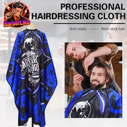 Blue Barbershop Apron Hairdressing Cape Hairstylist New Barber Capes Salon Hair Dyed Clothes Supplies