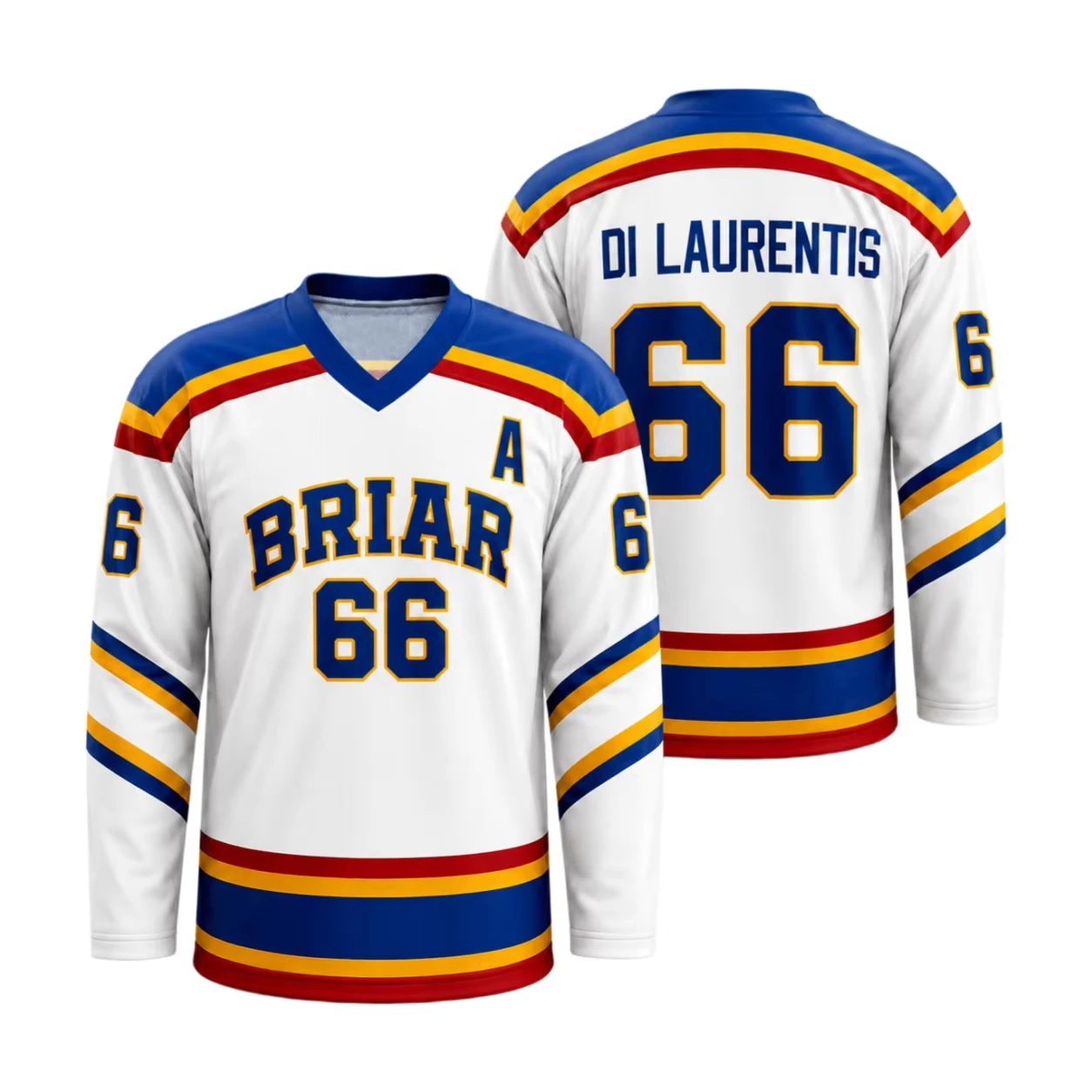 2026 Neues Briar University Hockey-Trikot Cosplay Langarm V-Ausschnitt T-Shirt Graham 44 Off Campus Sport-Oberteil für Herren und Damen – Detail 11