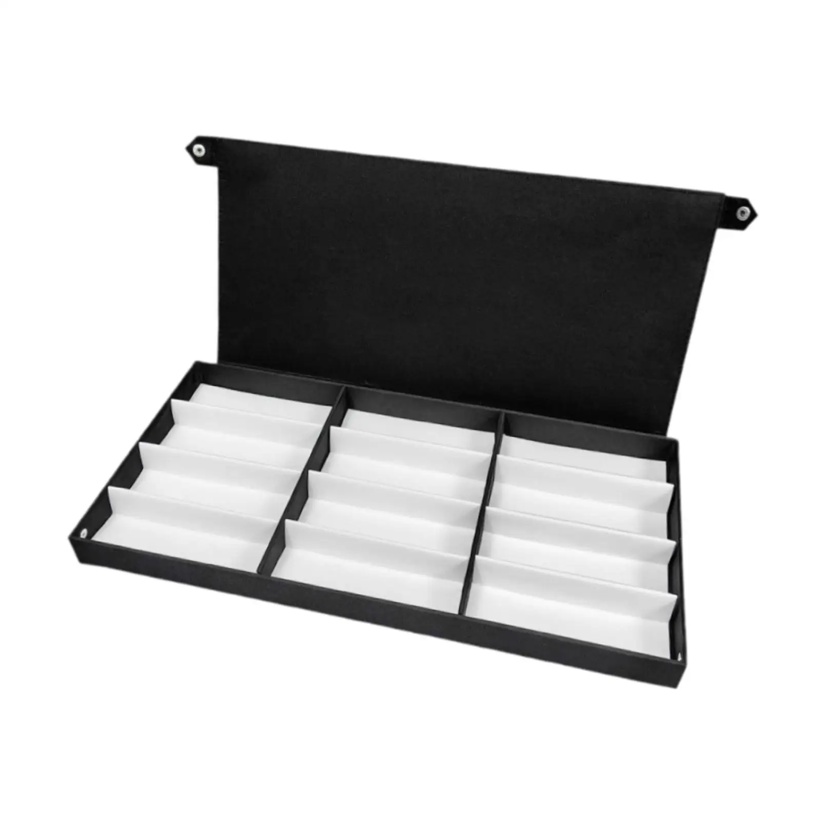 Glasses Display Box Display Tray 12 Slot Fashion Eyeglasses Organizer Eyewear Case for Travel Drawer Tabletop Hosuehold