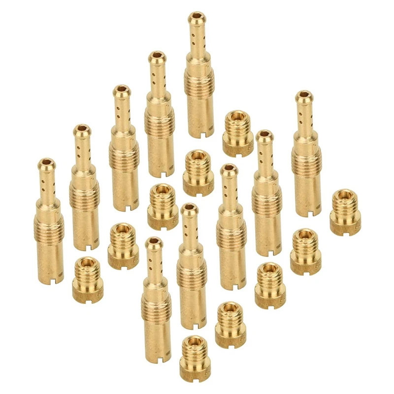 20 buah Kit jet-10 buah karburator jet utama dan 10 buah jet Pilot lambat untuk PWK Keihin OKO CVK PWM