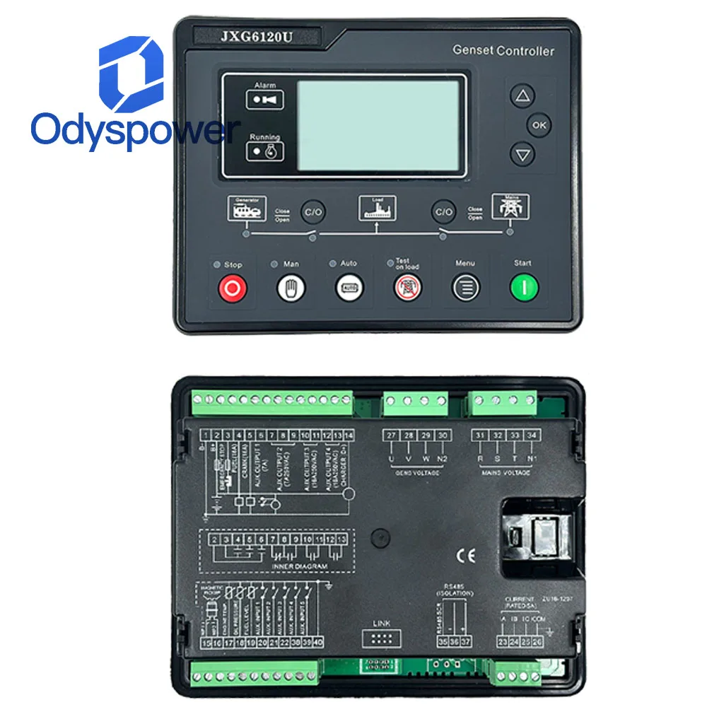 

6120U 6110U Genset Controller AMF Auto Start Stop Control Module Panel For Generator Parts Replace Smartgen HGM6120N HGM6110N